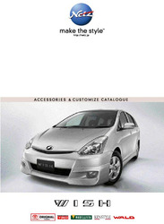 Каталог аксессуаров для Toyota WISH