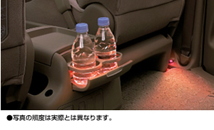 Подсветка салона (пол & подстаканник) для Toyota ALPHARD G MNH10W-PFASK (Июнь 2007 – Апр. 2008)