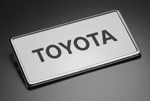 Рамка номера (передняя / задняя), (deluxe (роскошный)) для Toyota CROWN MAJESTA UZS186-CETZK(F) (Июль 2006 – Март 2009)