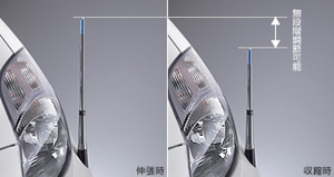 Габаритная антенна-лампа крыла (изменяемый тип) для Toyota VITZ KSP90-AHXDK(I) (Авг. 2007 – Сент. 2008)