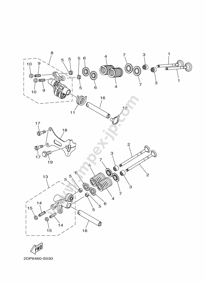 Motorcycle parts YAMAHA GPD125-A NMAX ABS (2021, 003E, E) — IMPEX