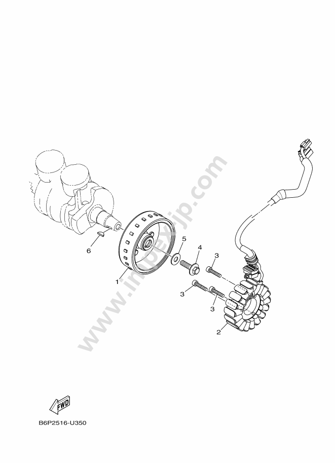 Motorcycle parts YAMAHA MTN320-A MT-03 ABS (2021, C) — IMPEX JAPAN