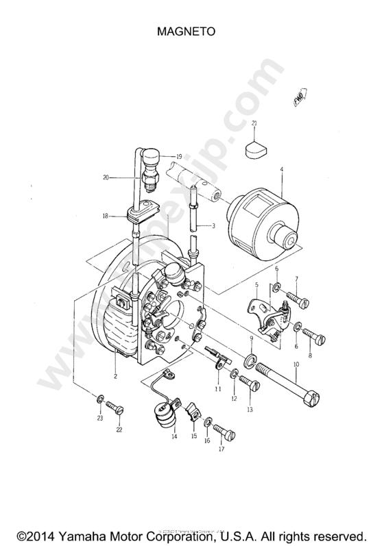 Magneto for YAMAHA () — IMPEX JAPAN