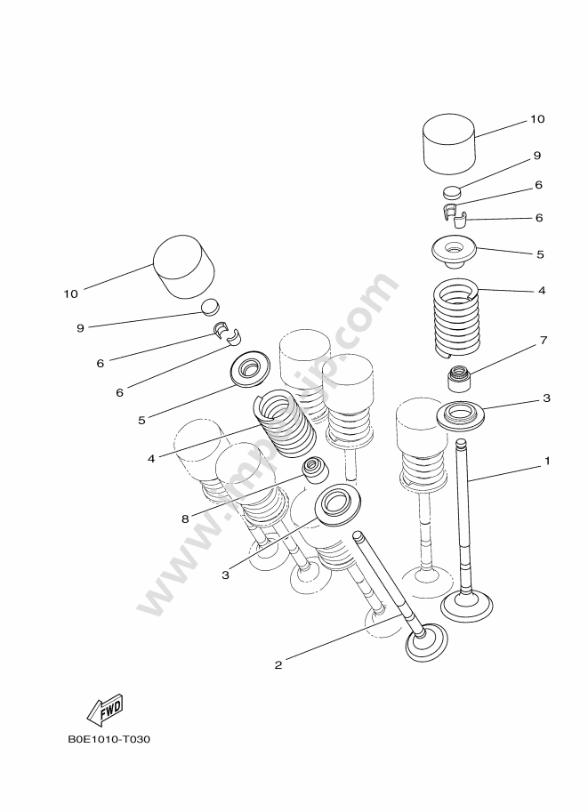 Motorcycle parts YAMAHA YZF250-A YZF-R25 ABS (2020, C) — IMPEX JAPAN