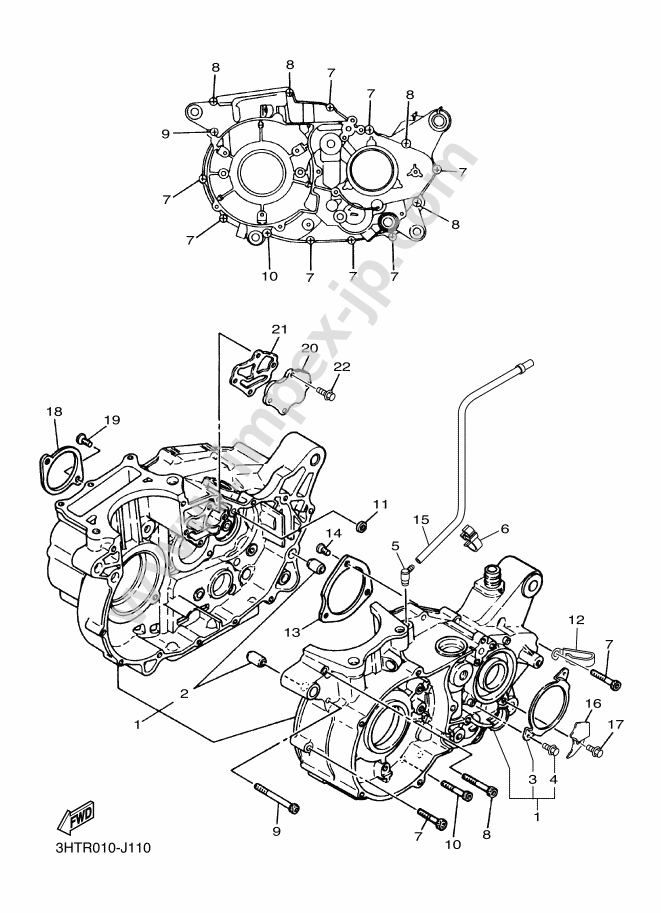 Motorcycle parts YAMAHA SR400 (2014, 00Y9, B) — IMPEX JAPAN