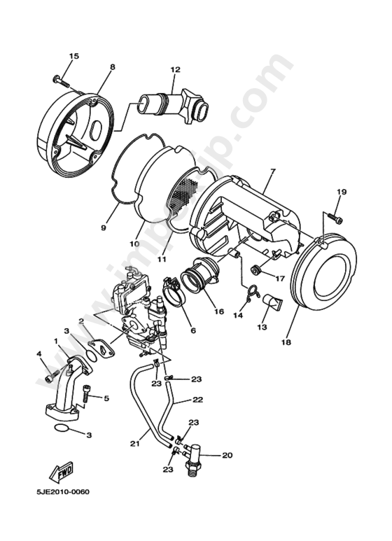 Motorcycle parts YAMAHA (2000, 0660, B) — IMPEX JAPAN