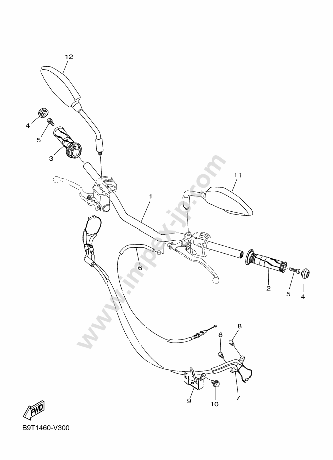 ワツシヤ,プレ-ト YAMAHA MT-03 GENUINE Parts パーツ