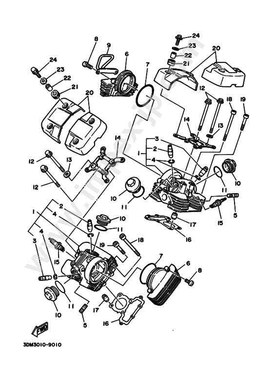 Motorcycle parts YAMAHA (1997, 00MV, C) — IMPEX JAPAN