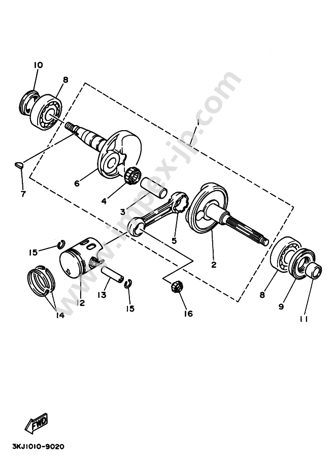 yamaha motorcycle parts diagram