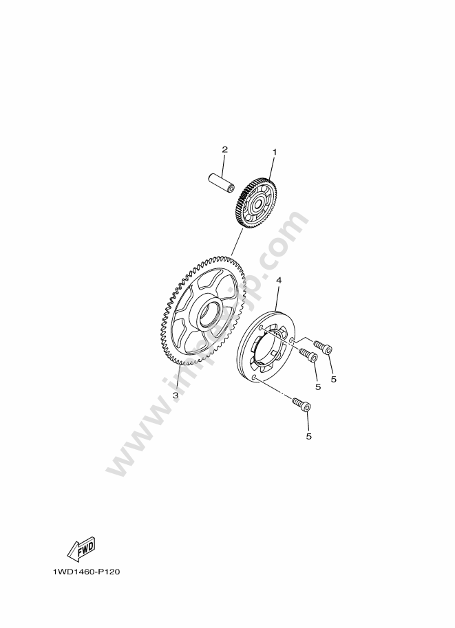 Motorcycle parts YAMAHA MTN320-A MT-03 ABS (2021, C) — IMPEX JAPAN