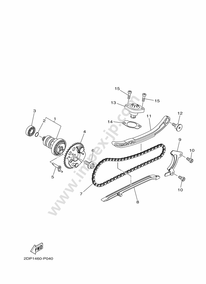 Motorcycle parts YAMAHA GPD150-A NMAX155 ABS (2020, C) — IMPEX JAPAN