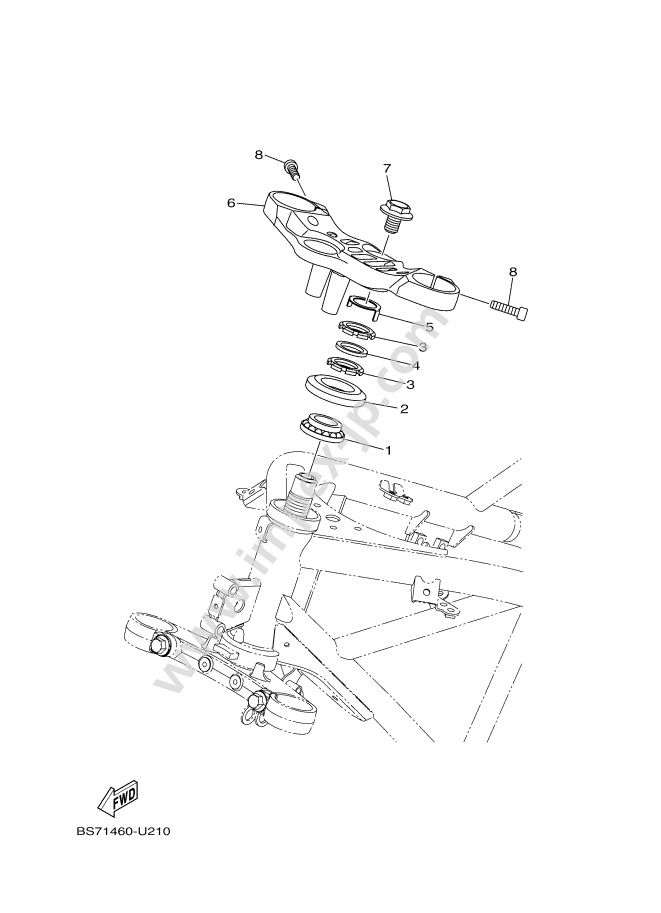 Motorcycle parts YAMAHA YZF A YZF R ABS , C — IMPEX JAPAN