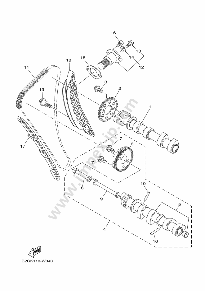 Motorcycle parts YAMAHA MT-07A MT-07 ABS (2021, 0564, A) — IMPEX JAPAN